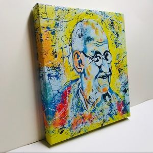 Mahatma Ganhi canvas wall art print